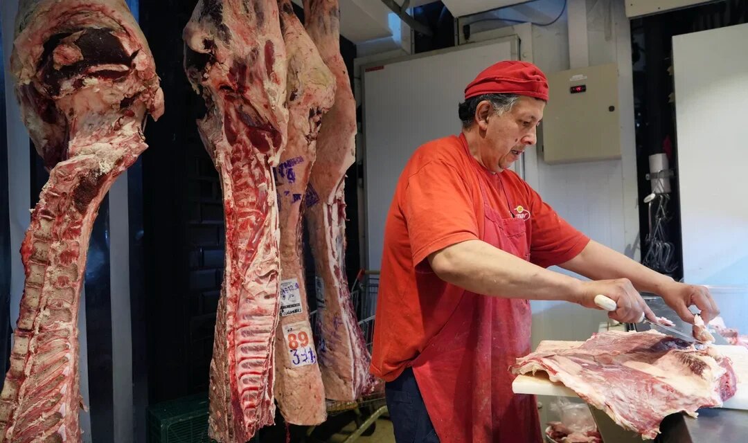 Fuerte descenso de las exportaciones de carne